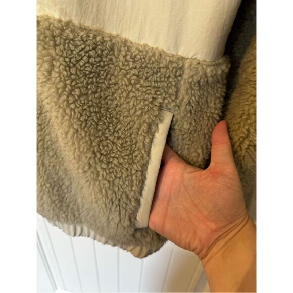 NWOT Patagonia Pelican Tan Fleece Shelled Retro-X Sherpa Pullover Jacket Small - Picture 8 of 16